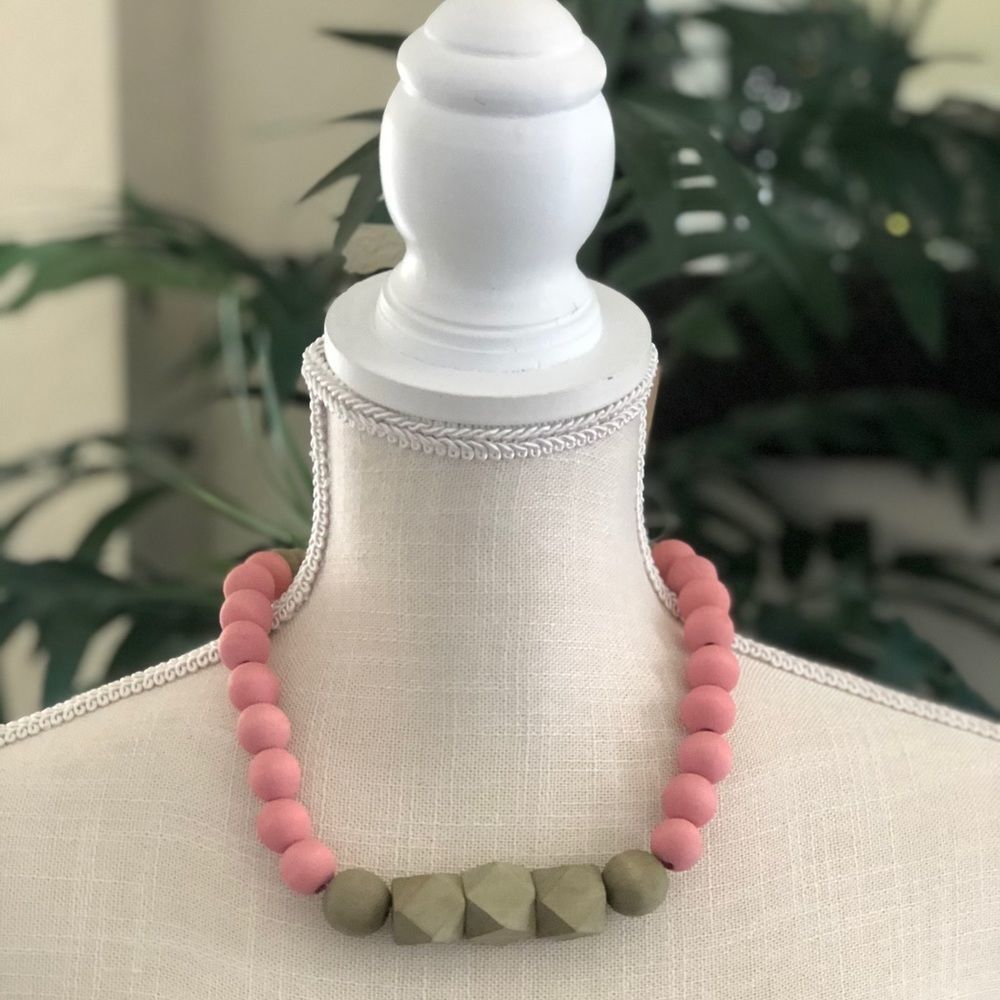 Ultra Bead statement necklace & earring set